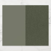 Typisches Mostgrün getexturiertes Flaschenetikett Bierflaschenetikett (Einzelnes Label)