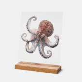 Typisches Octopus Desk-Zeichen Acrylschild (Winkel)
