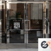 Typisches QR-Code-Zeichenfenster für benutzerdefin Fensteraufkleber (Büro Tür)
