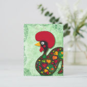 Typisches Raster von Barcelos Postkarte (Stehend Vorderseite)