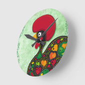 Typisches Raster von Barcelos Runde Wanduhr (Winkel)