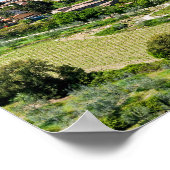 Typisches traditionelles Dorf in der Toskana - Ita Poster (Ecke)