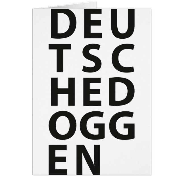 Typo: Deutsche Dogge (Vorne)