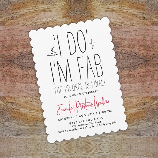 Typo für einfaches Schwarz-Weiß-Party Einladung