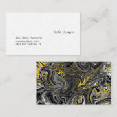 Typo für Grafik-Designer einfach Visitenkarte (Vorne/Hinten)