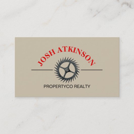 Typo-Logo Minimalistische benutzerdefinierte Vorla Visitenkarte (Vorderseite)