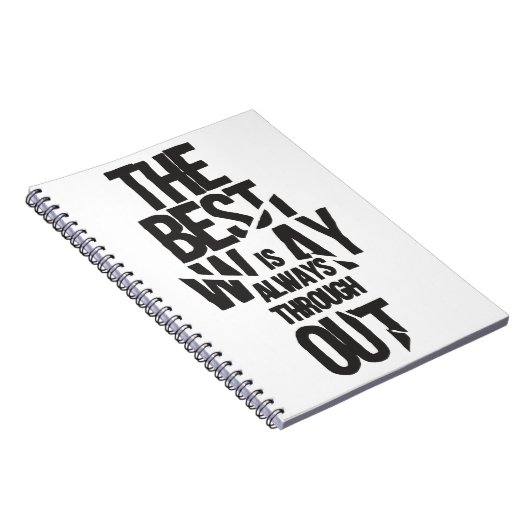 Typo Notizblock (Rechte Seite)