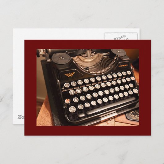 Typo Postkarte (Vorne/Hinten)