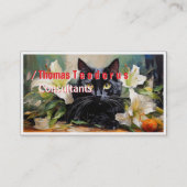 Typo und grau visitenkarte (Vorderseite)