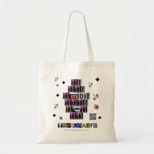 TYPOGRAFFIT Cyber Bag Tragetasche (Vorne)