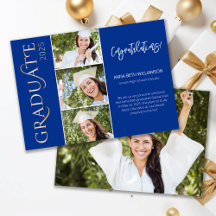 Typografie 4 Foto Navy und Gold Abschluss