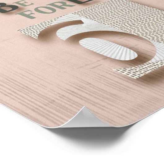 typografie_5_weck mir vor 6 matt Poster (Ecke)