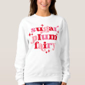 Typografie Art Sugum Fairy Pink & Red Sweatshirt (Vorderseite)