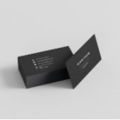 Typografie aus Minimalistischem Individuelle Name Visitenkarte