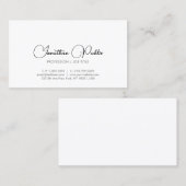 Typografie-benutzerdefiniertes Template Moderne Mi Visitenkarte (Vorne/Hinten)