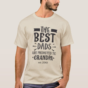 Typografie Bester Vater für Großvater T-Shirt