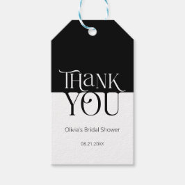 Typografie Butterfly Brautparty vielen Dank Geschenkanhänger