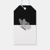 Typografie Butterfly Brautparty vielen Dank Geschenkanhänger (Rückseite)