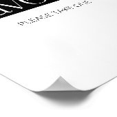 Typografie Butterfly-Gefälligkeiten nehmen Sie bit Poster (Ecke)