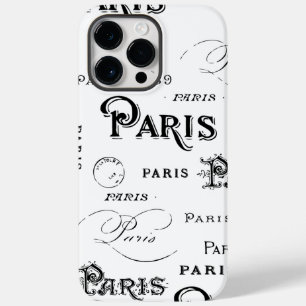 Typografie Calligrafie Paris Frankreich Eiffelturm Case-Mate iPhone Hülle
