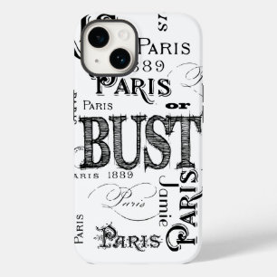 Typografie Calligrafie Paris Frankreich Eiffelturm Case-Mate iPhone Hülle