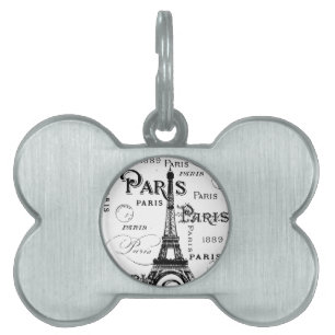 Typografie Calligrafie Paris Frankreich Eiffelturm Tiermarke