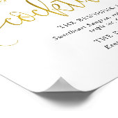 Typografie-Cocktails Poster (Ecke)