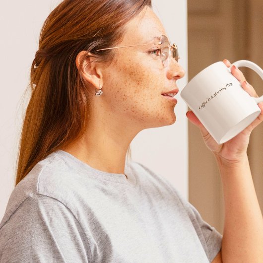 Typografie Coffee Lover Lustiger Sprüche Aufkleber