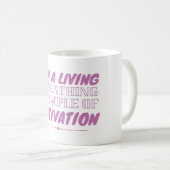 Typografie Coffee Tasse (VorderseiteRechts)