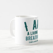Typografie Coffee Tasse (Vorderseite Links)
