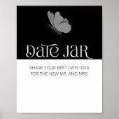 Typografie datiert Nachtideen. Date Jar Bridgame Poster (Vorne)