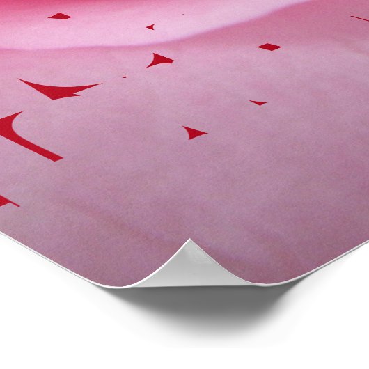 Typografie der benutzerdefinierten Image-Liebe von Poster (Ecke)