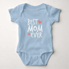 Typografie der besten Mama je Muttertag | Bodysuit Baby Strampler