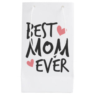 Typografie der besten Mama je Muttertag  Geschenkt Kleine Geschenktüte