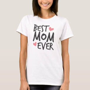 Typografie der besten Mama je Muttertag  T - Shirt