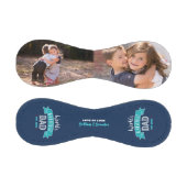 Typografie der Besten Vater der türkisen Marine Baseball (Paneele)