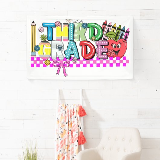 Typografie der dritten Klasse Banner (Insitu)