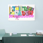 Typografie der dritten Klasse Banner (Messeveranstaltung)