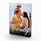 Typografie der Familienschrift Moderne Custom Fotoblock (Rechts)