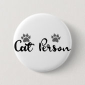 Typografie der Katze Button (Vorderseite)