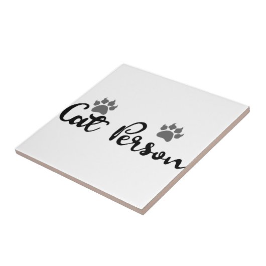 Typografie der Katze Fliese (Seite)