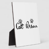 Typografie der Katze Fotoplatte (Seite)