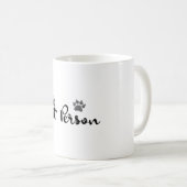 Typografie der Katze Kaffeetasse (VorderseiteRechts)