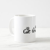 Typografie der Katze Kaffeetasse (Vorderseite Links)
