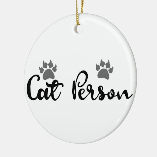 Typografie der Katze Keramik Ornament (Links)