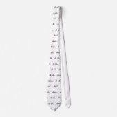 Typografie der Katze Krawatte (Vorderseite)