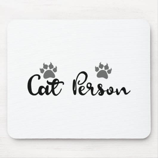 Typografie der Katze Mousepad (Vorne)