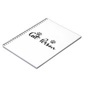 Typografie der Katze Notizblock (Linke Seite)