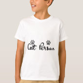 Typografie der Katze T-Shirt (Vorderseite)