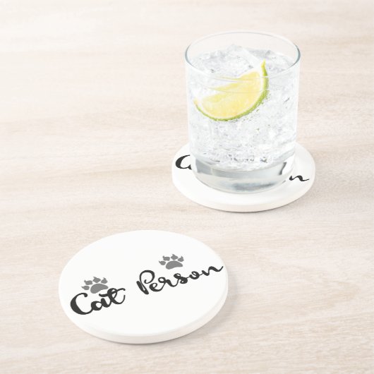 Typografie der Katze Untersetzer (Seite)